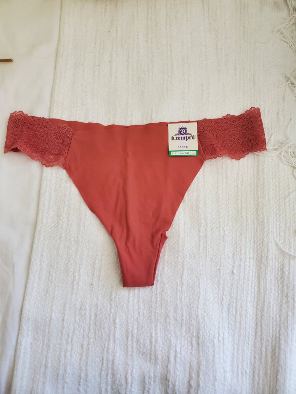 B.templ'd thongs 2 purple and orange panties, underware - Picture 8 of 11